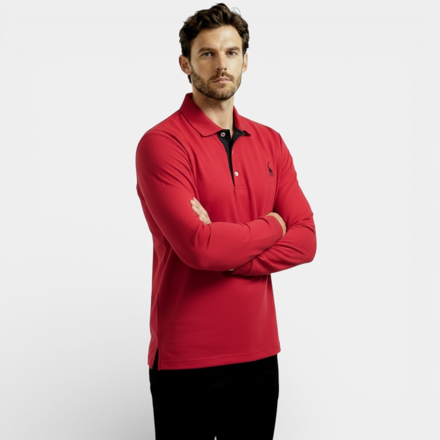 Men’s Classic Long Sleeve Classic Polo Shirt