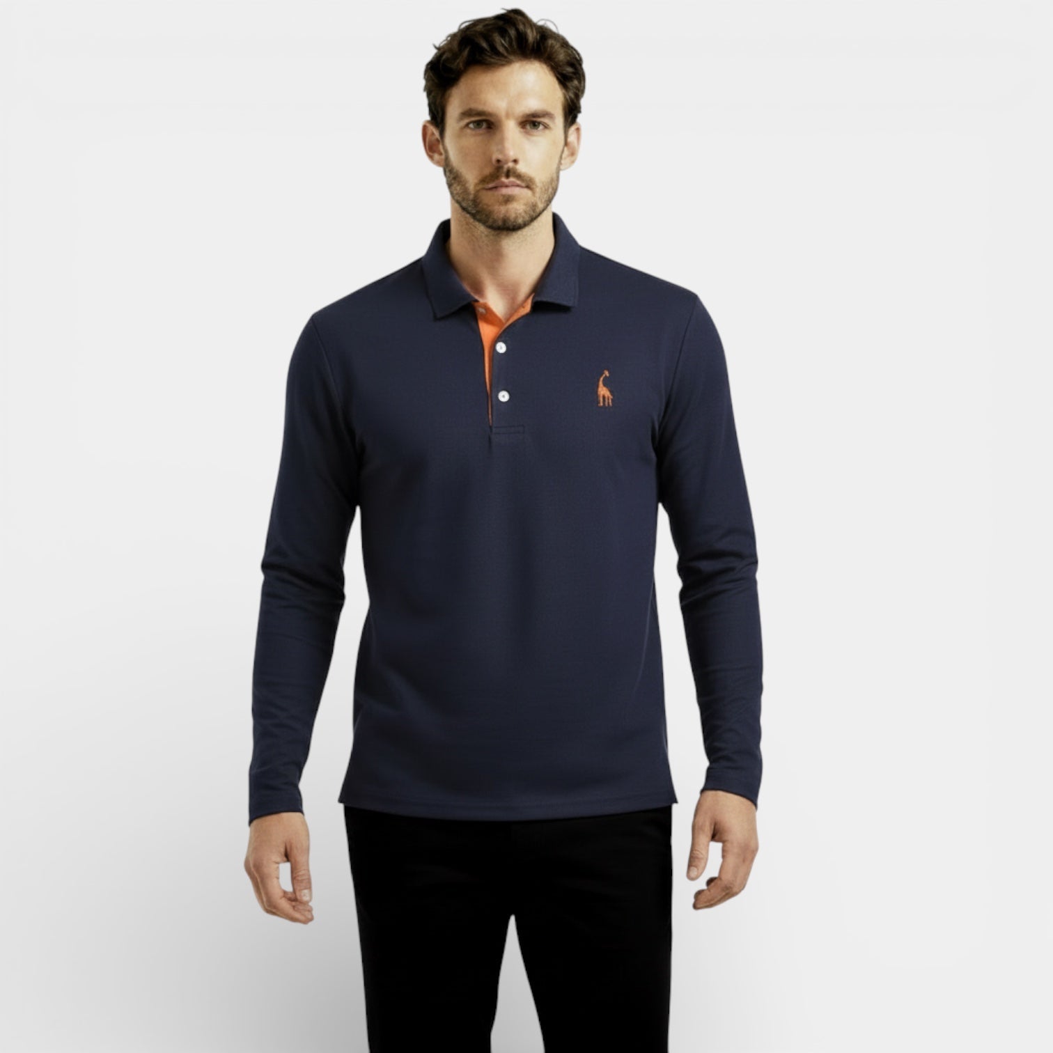 Men’s Classic Long Sleeve Classic Polo Shirt