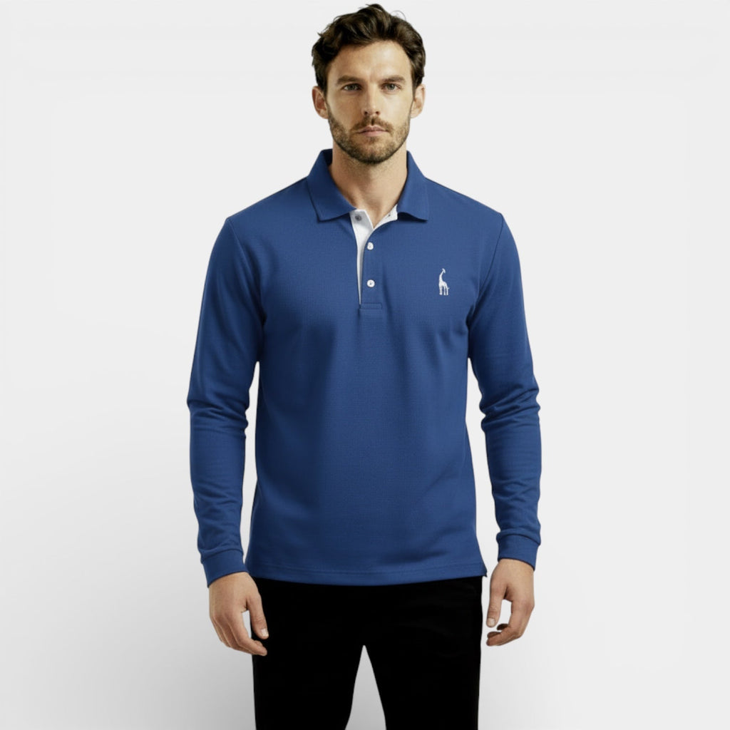 Men’s Classic Long Sleeve Classic Polo Shirt