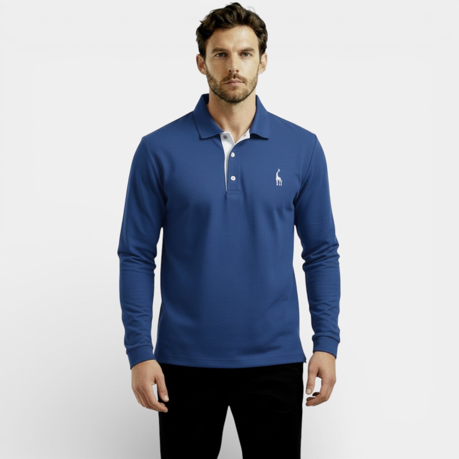 Men’s Classic Long Sleeve Classic Polo Shirt