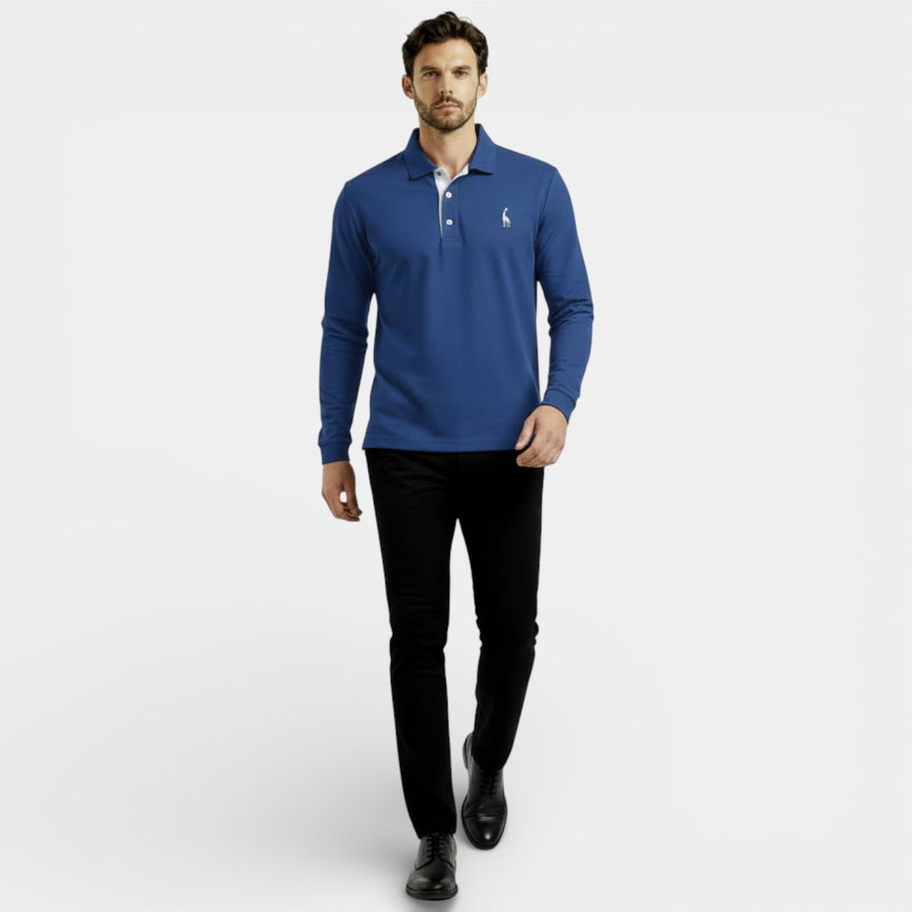 Men’s Classic Long Sleeve Classic Polo Shirt
