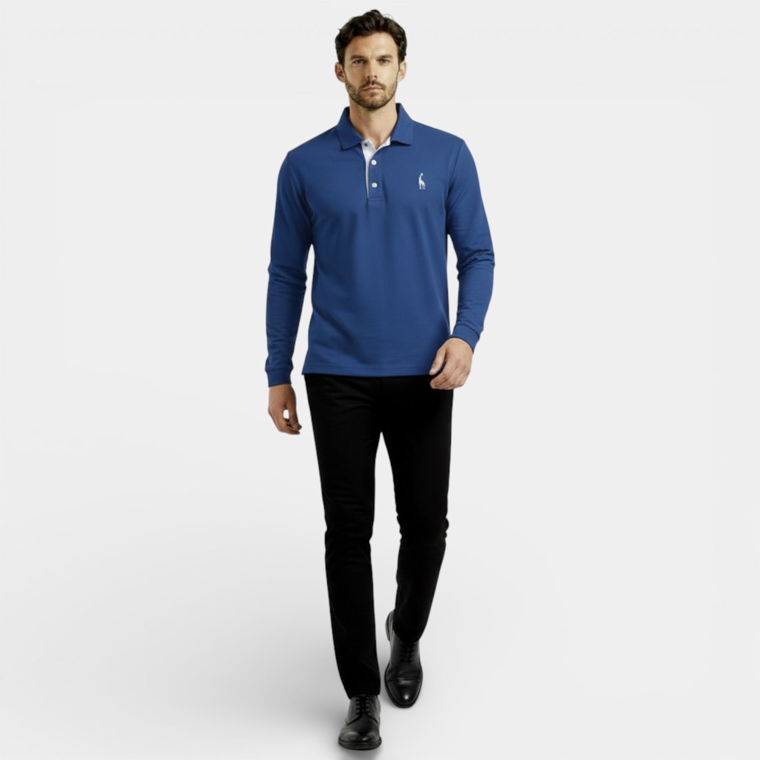 Men’s Classic Long Sleeve Classic Polo Shirt