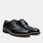 Men’s Faux Leather Oxford Wingtip Brogue Shoes