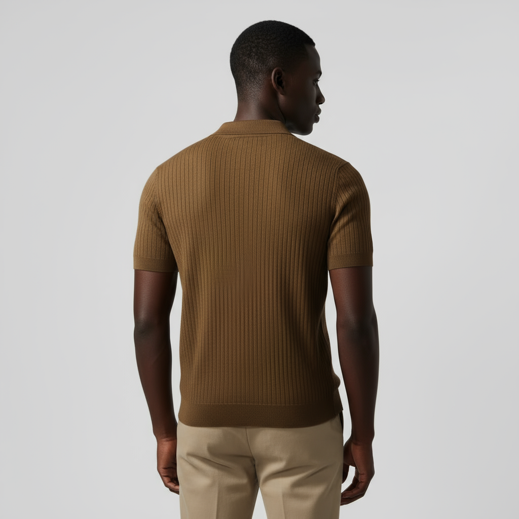 Men’s Knitted Polo Shirt
