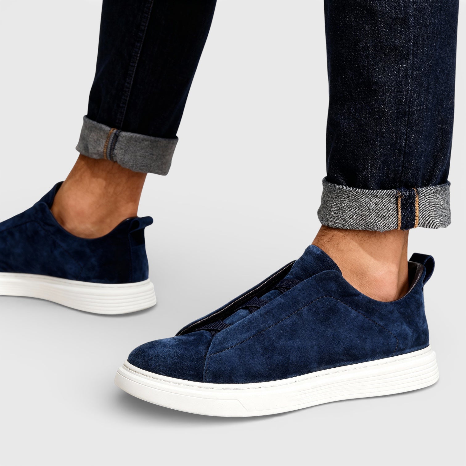Men’s Minimal Low-Top Comfort Sneakers