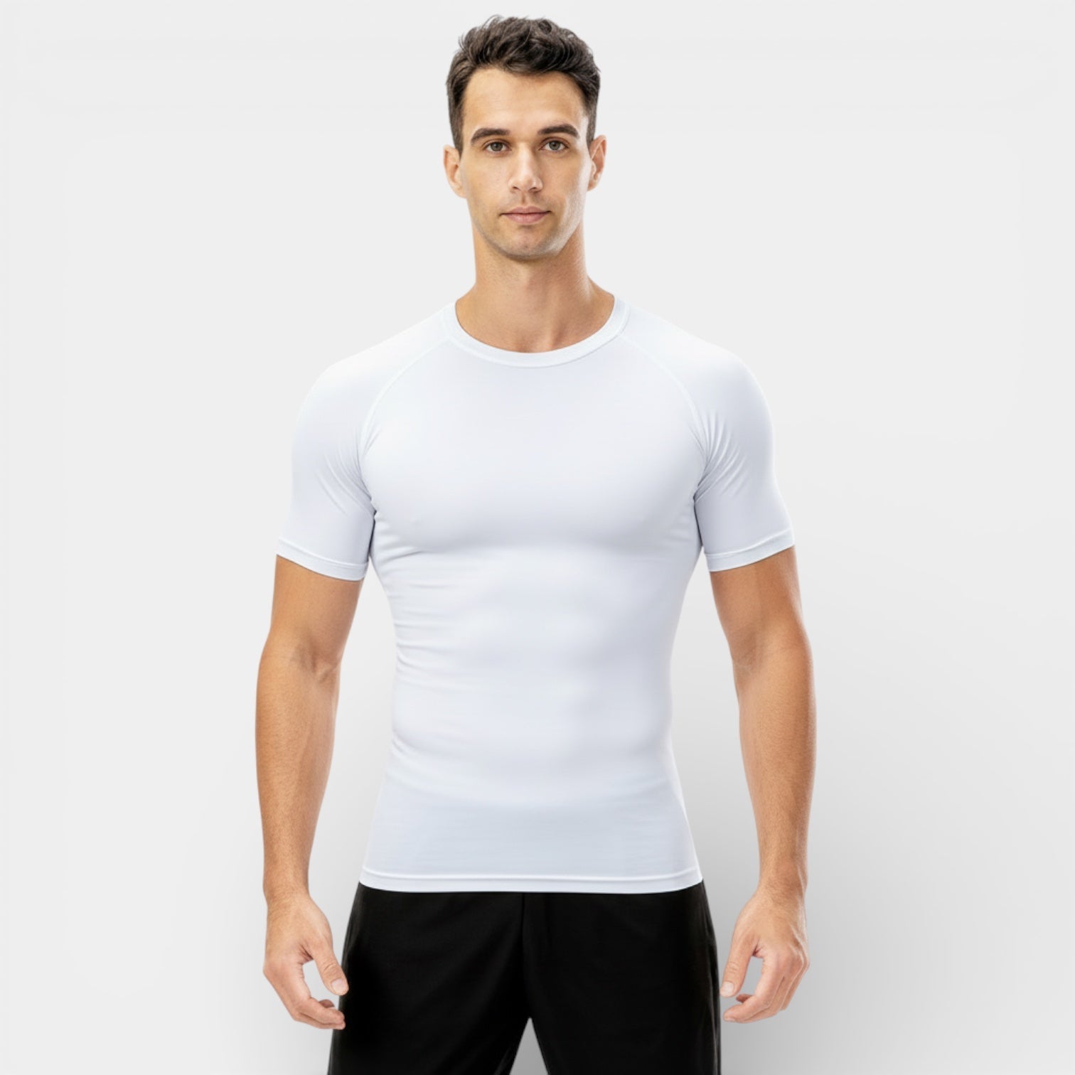 Men’s Performance Compression T-Shirt – Short Sleeve Athletic Fit