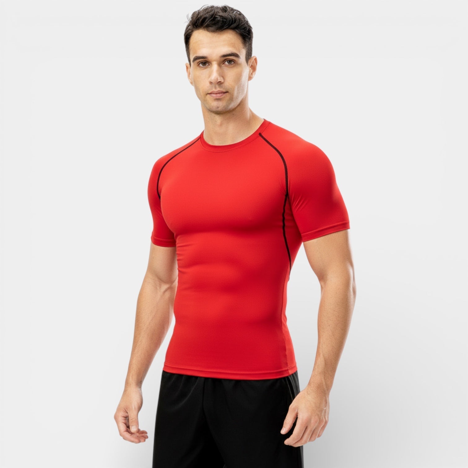 Men’s Performance Compression T-Shirt – Short Sleeve Athletic Fit