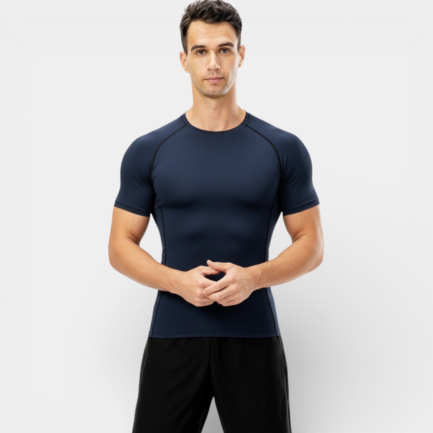 Men’s Performance Compression T-Shirt – Short Sleeve Athletic Fit