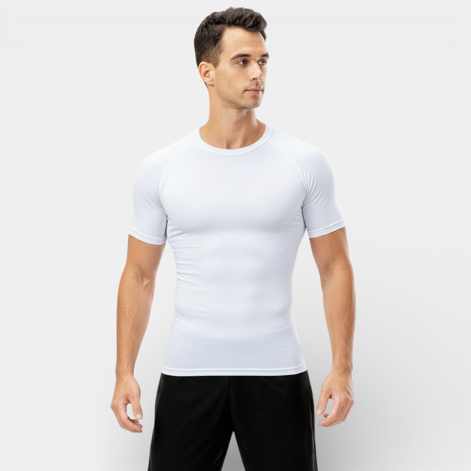 Men’s Performance Compression T-Shirt – Short Sleeve Athletic Fit