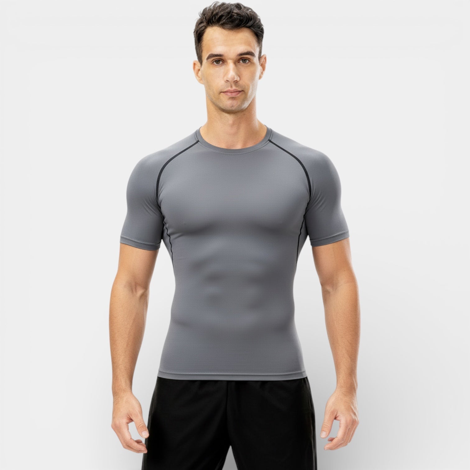 Men’s Performance Compression T-Shirt – Short Sleeve Athletic Fit