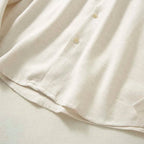 Men’s Revere Collar Shirt - Long-Sleeve with Chest Pocket