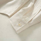 Men’s Revere Collar Shirt - Long-Sleeve with Chest Pocket