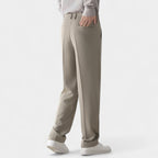Men's Stretch Suit Trousers – Semi-Wide Straight-Leg