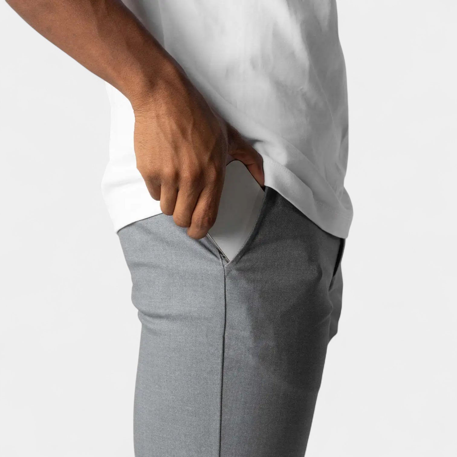 Men's Stretch Tapered Smart Trousers
