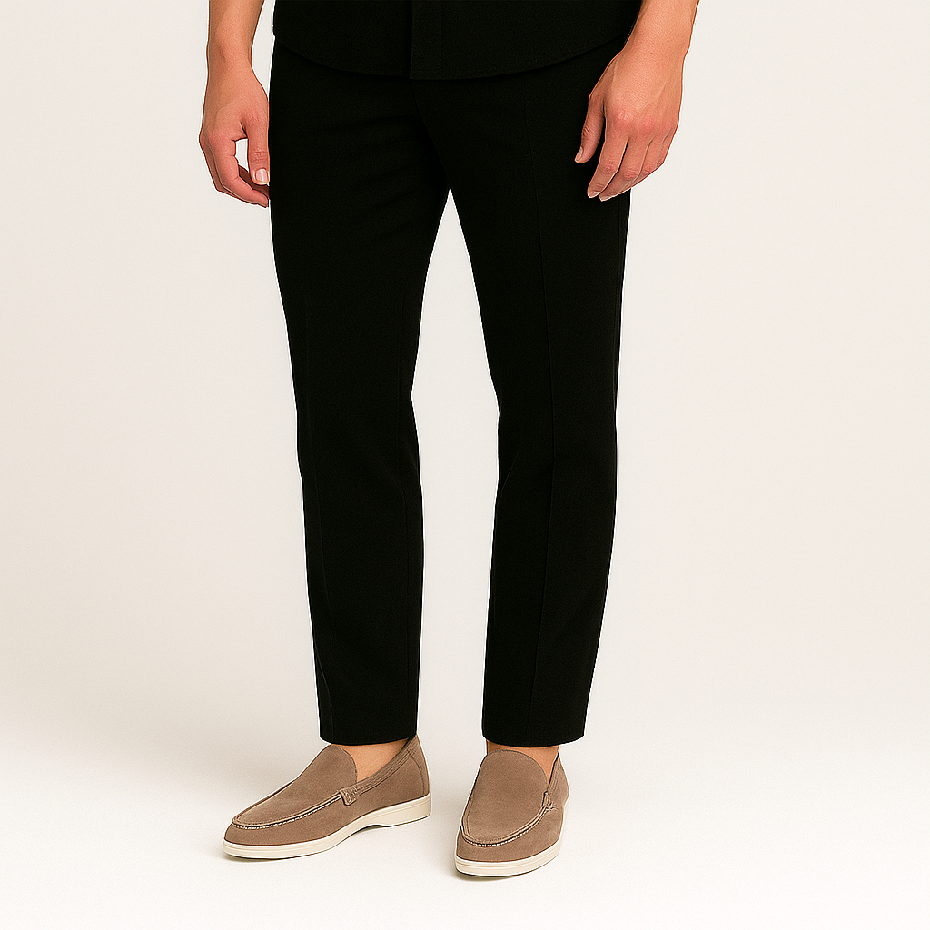 Men's Suede Leather Loafers - Moccasin Slip-On