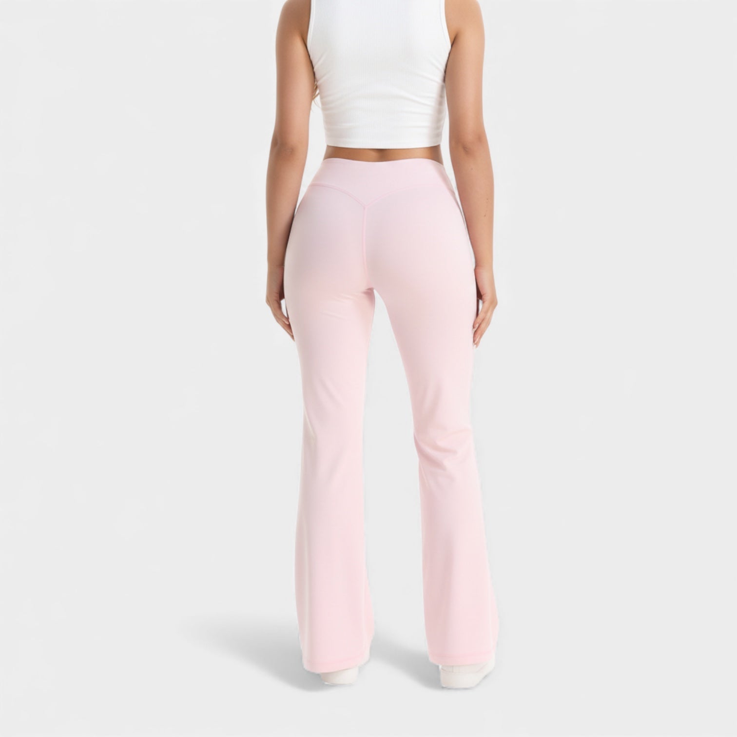 Women’s High Waisted Flared Leggings – Sculpting Stretch