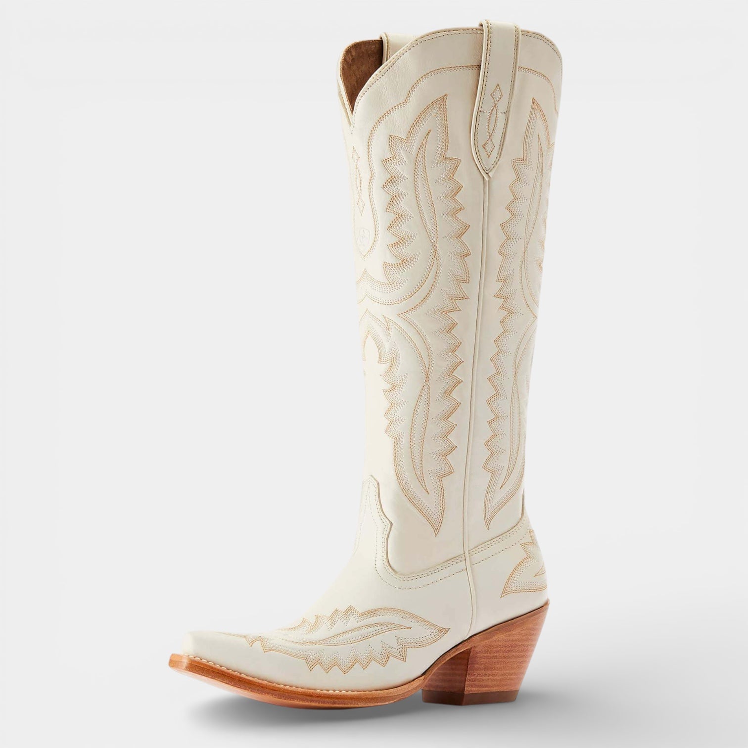 Women’s Knee High Cowboy Boots – Vegan Leather Western Block Heel