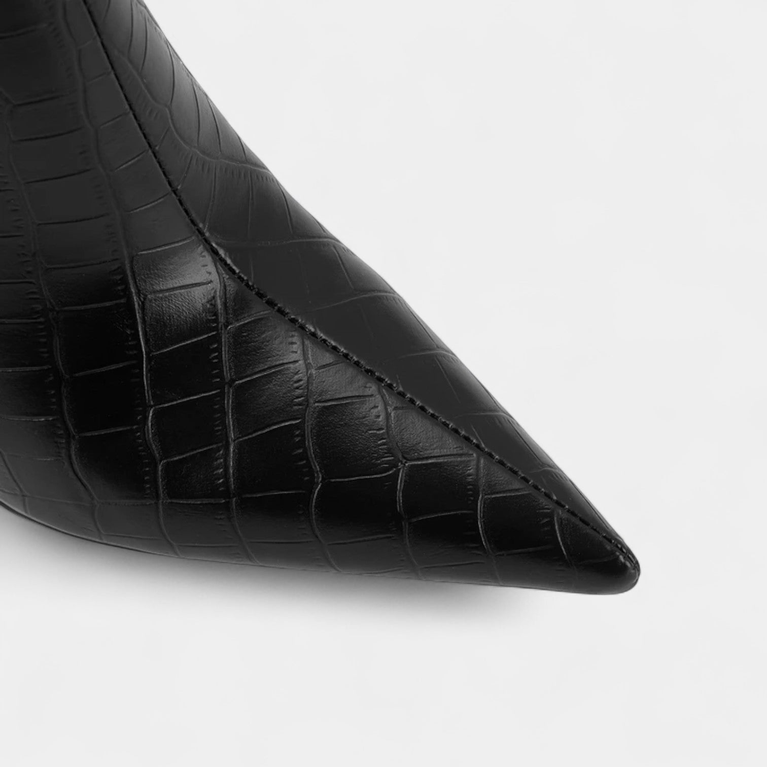 Women's Knee-High Stiletto Boots - Pointed Toe