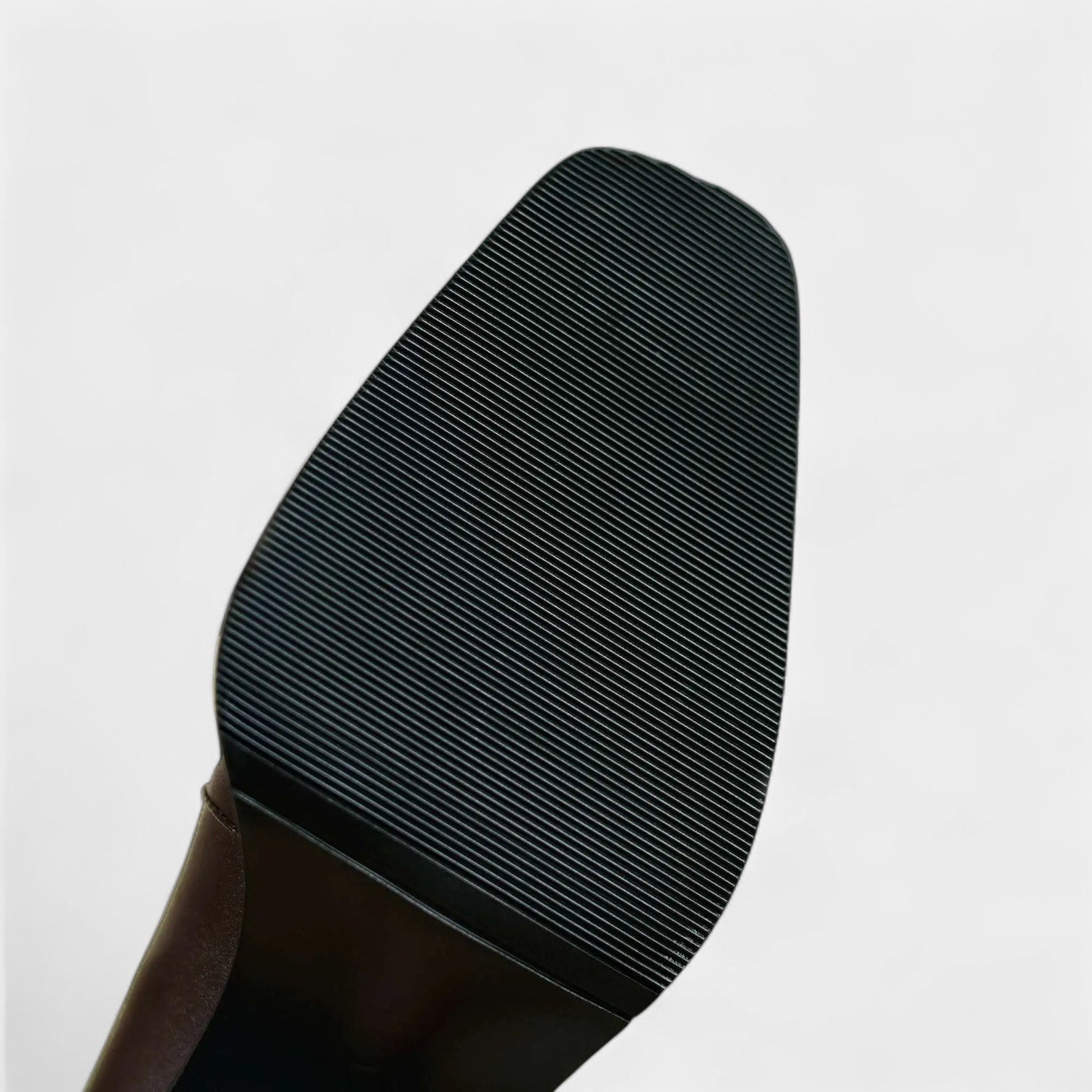 Women’s Leather Squared-Point Ankle Boots with Block Heel