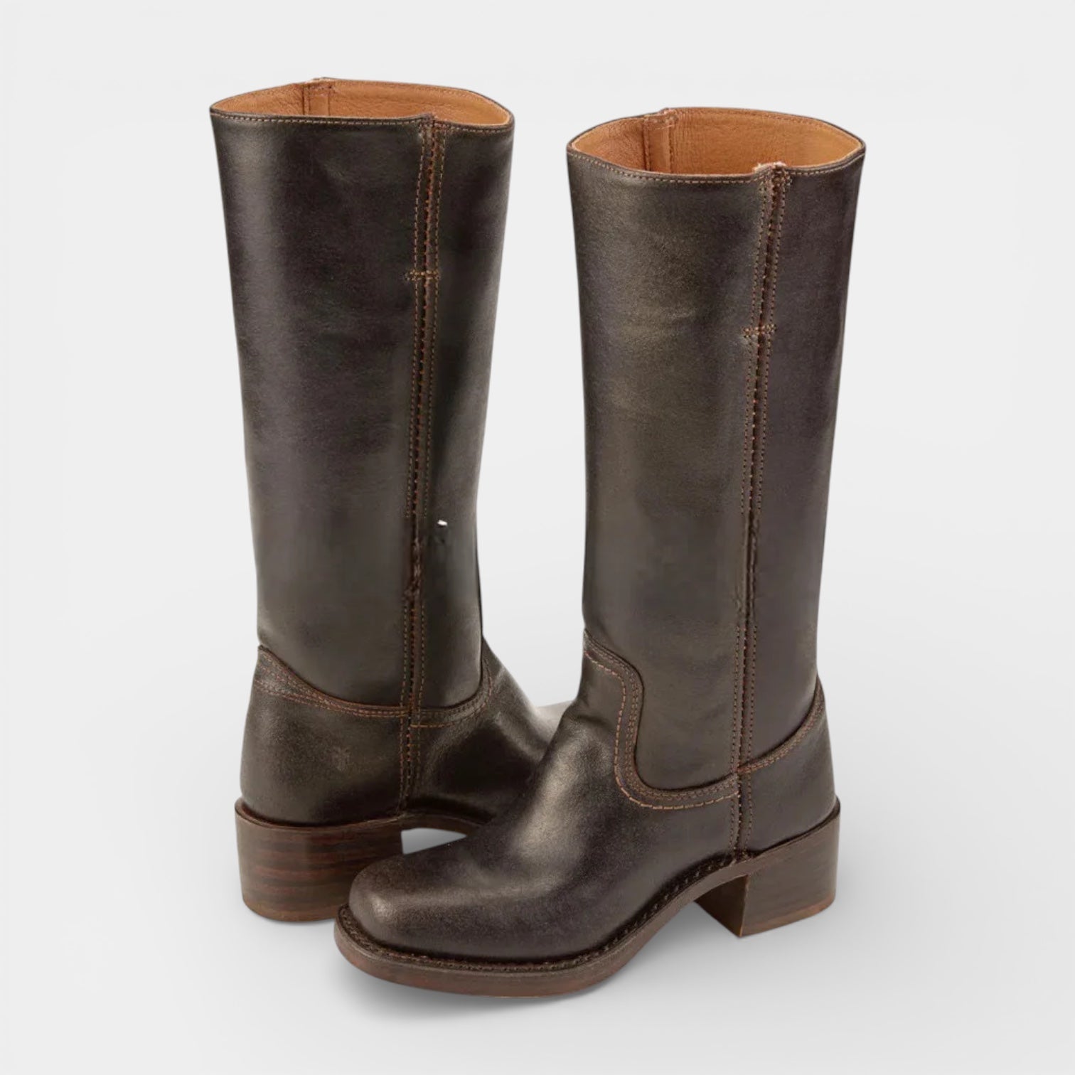Women’s Mid-Calf Leather Boots
