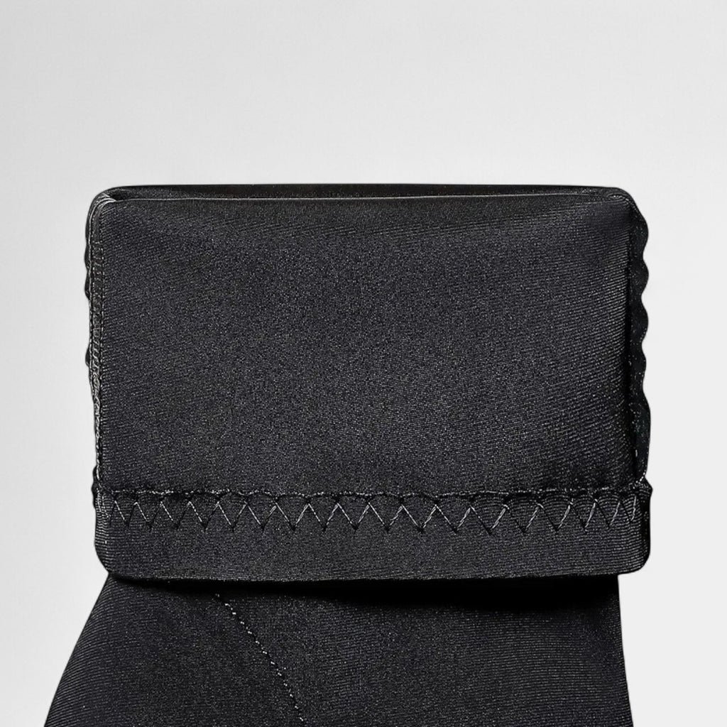 Women's Pointed-Toe Ankle Boots with Block Heel and Zig-Zag Stitching