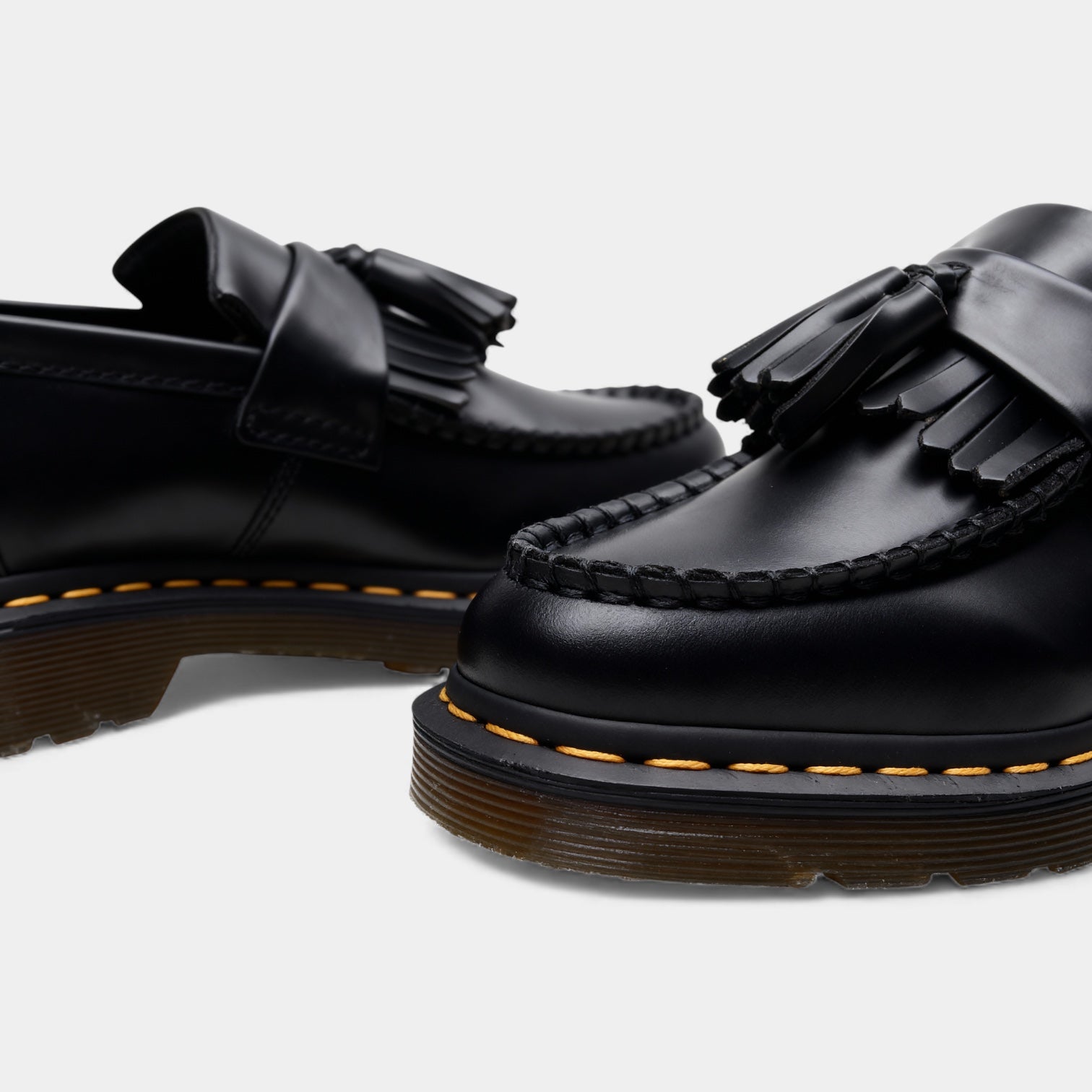 Women's Polished Leather Tassel Loafers