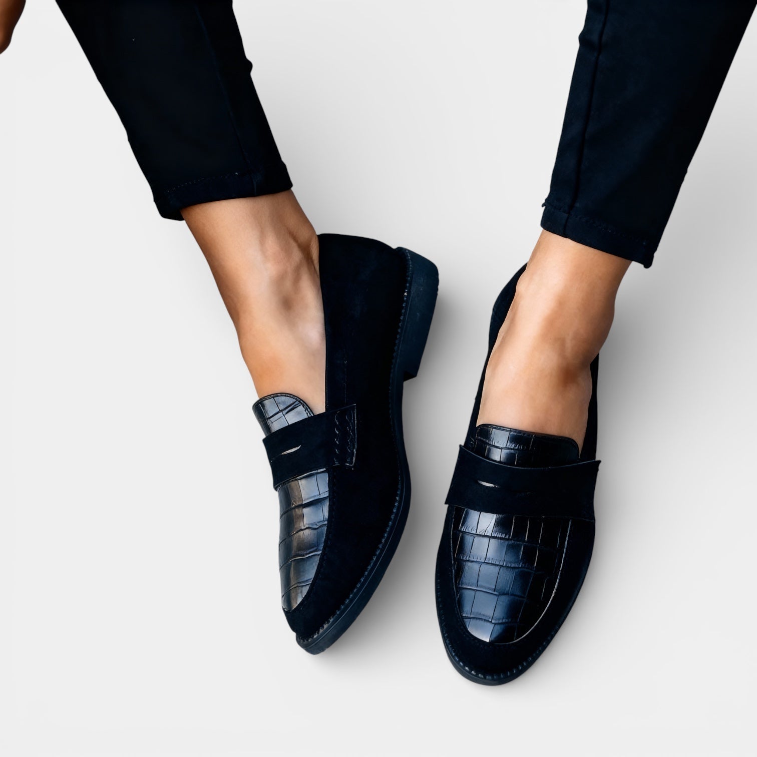 Women’s Vegan Leather Penny Loafers – Modern Classic Flat