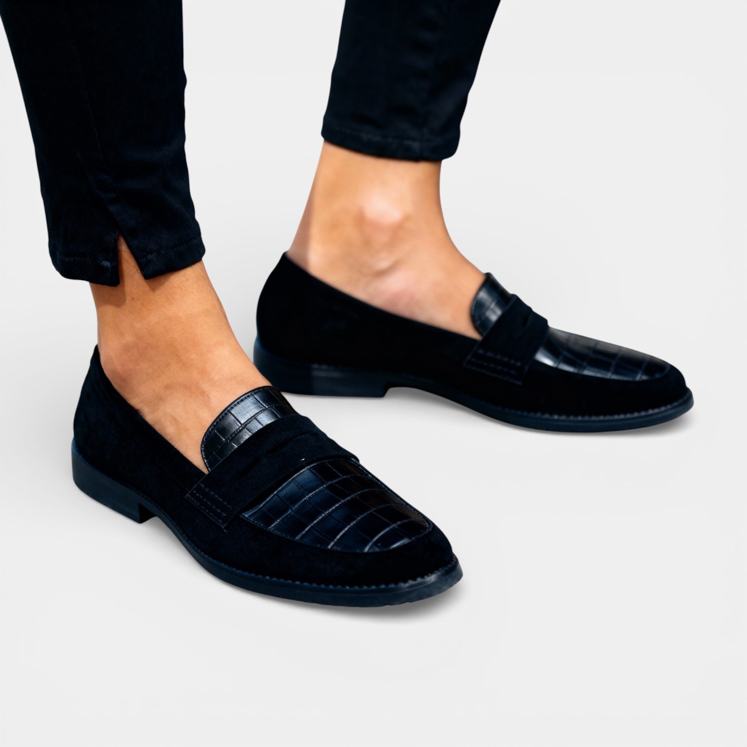 Women’s Vegan Leather Penny Loafers – Modern Classic Flat