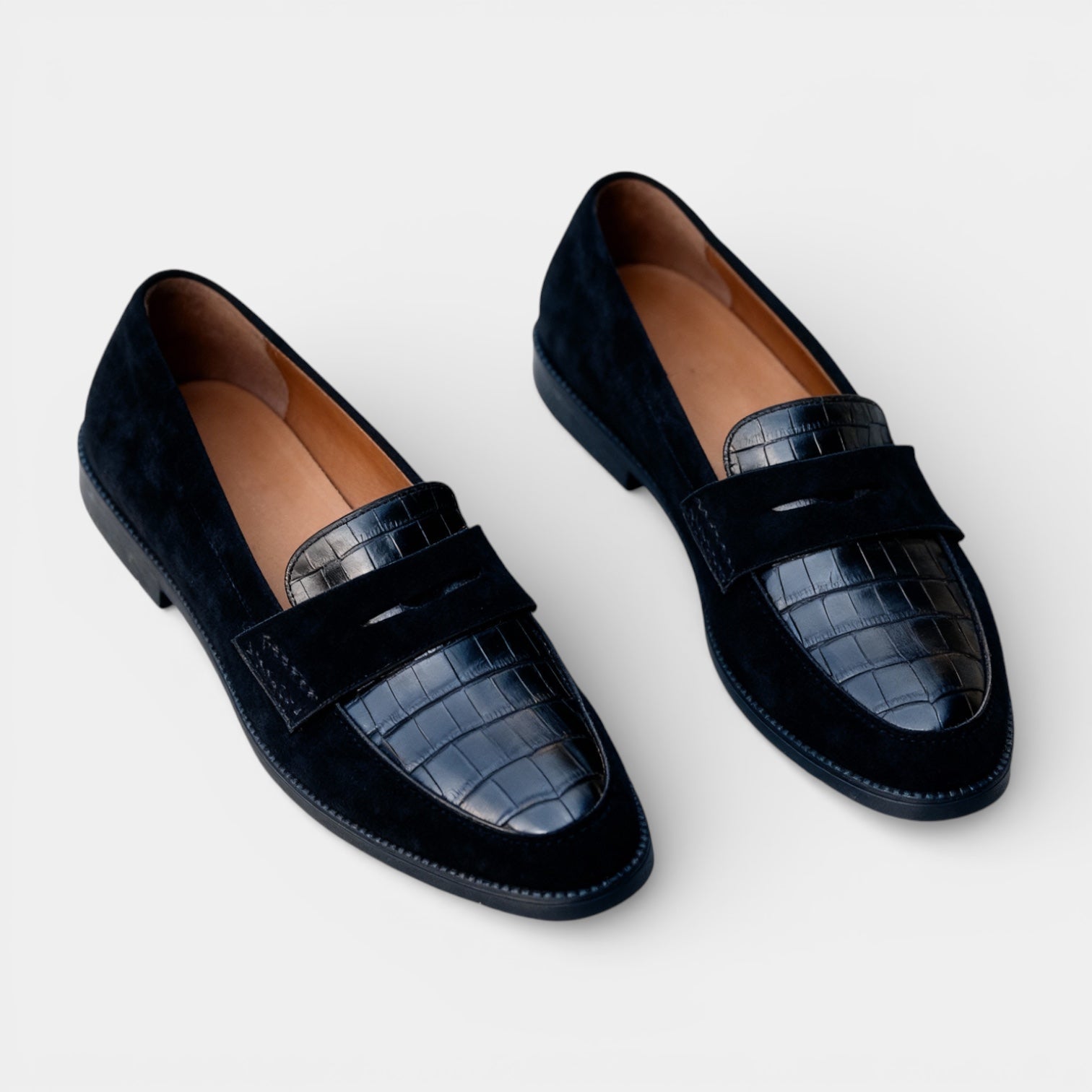 Women’s Vegan Leather Penny Loafers – Modern Classic Flat